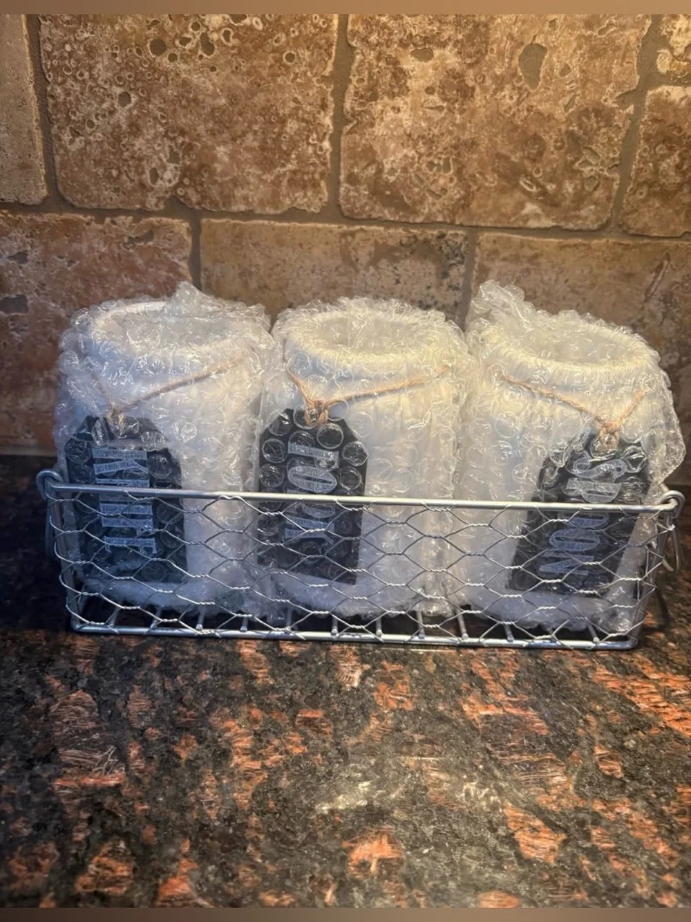 Brand New Farmhouse Ceramic Utensil Caddy Set